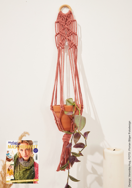 Blumenampel macrame | Anleitungsheft | Wolle Macramé  | Makramee Knoten | Veronika Hug, Woolly Hugs, Christophorus Verlag