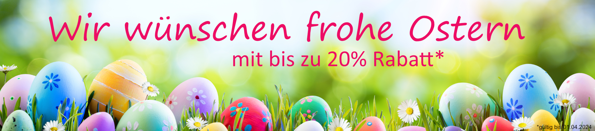 Wir wünschen frohe Ostern