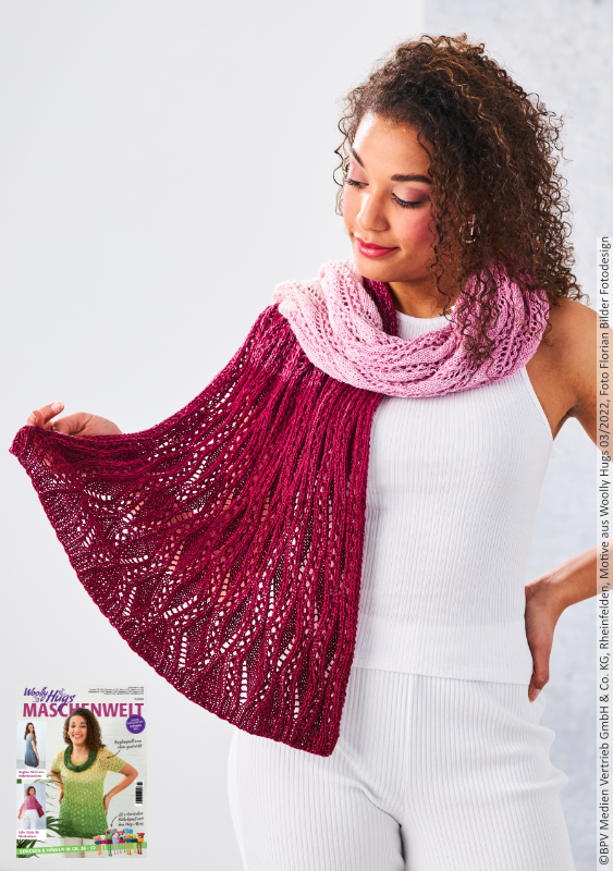 Stola Blätterwellen | Anleitungsheft | Wolle Bobbel Cotton XXL  | Häkeln | Veronika Hug, Woolly Hugs, Christophorus Verlag Stola Blätterwellen | Anleitungsheft | Wolle Bobbel Cotton XXL  | Häkeln | Veronika Hug, Woolly Hugs, Christophorus Verlag