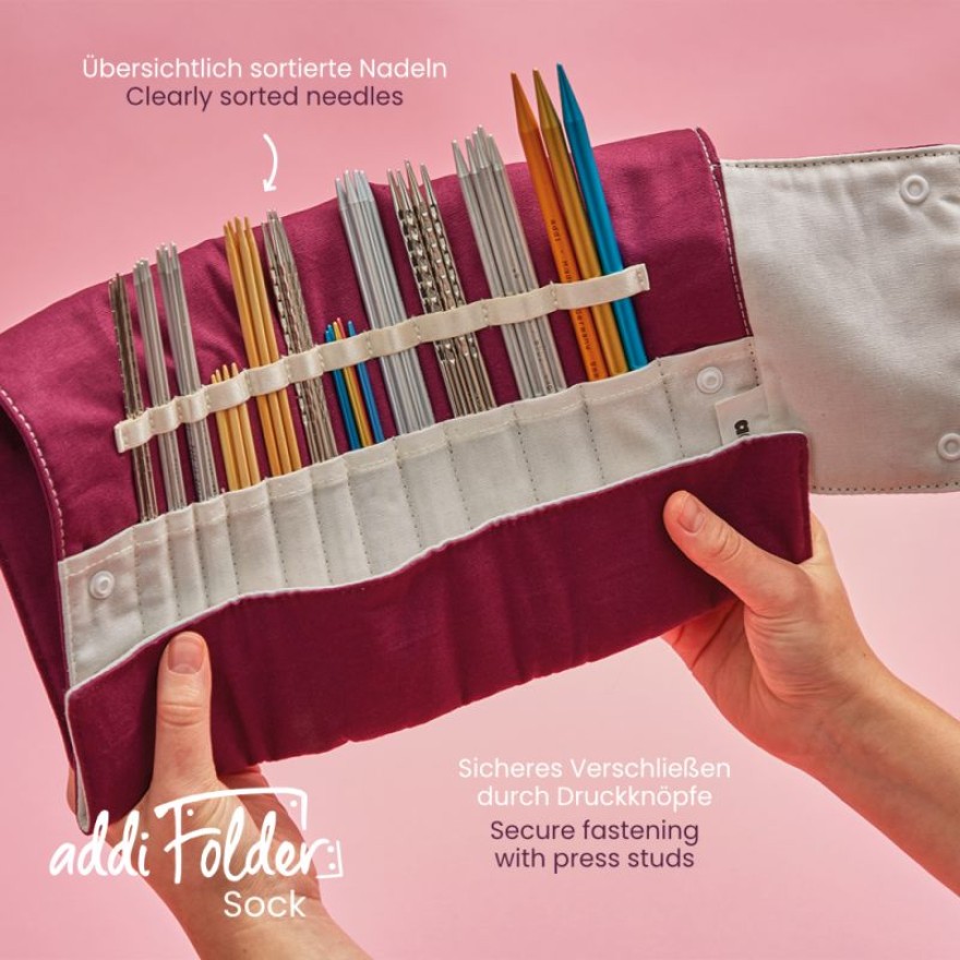 Sock Nadelspieletui addiFolder, leer Sock Nadelspieletui addiFolder, leer