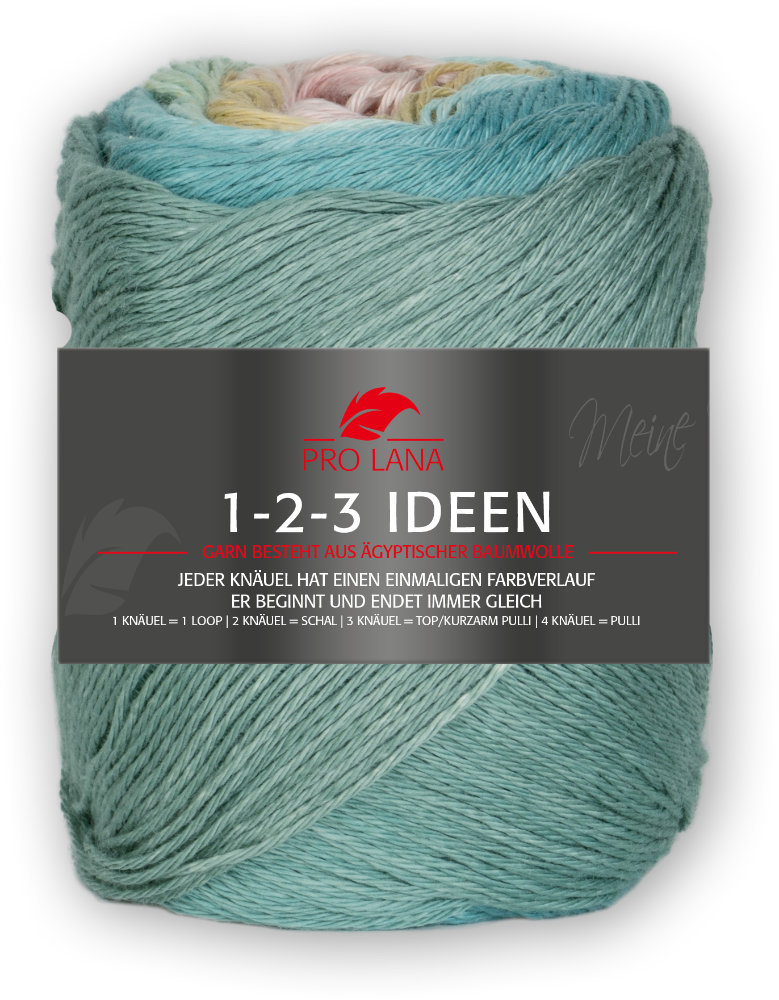 1-2-3 Ideen von Pro Lana 0019 - mint / rose