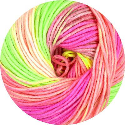 Timona Linie 110 Design Color von ONline 0317 - pink/zitrone/lachs/grün