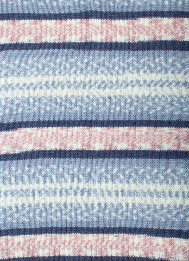 Fjord von Pro Lana 0094 - blau/altrosal/weiß