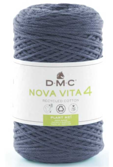 Nova Vita 4 Häkel- Makramee und Strickgarn von DMC 0077 - jeansblau