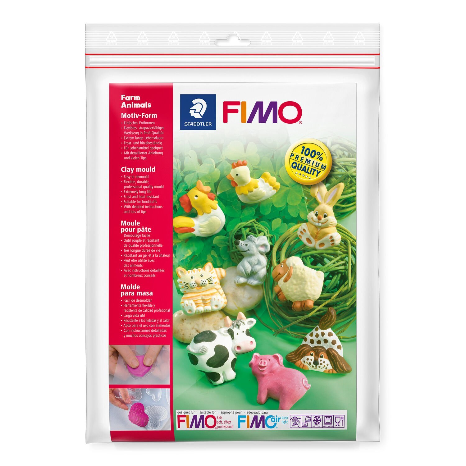 Motiv-Form "Tiere auf dem Bauernhof" FIMO® 8742