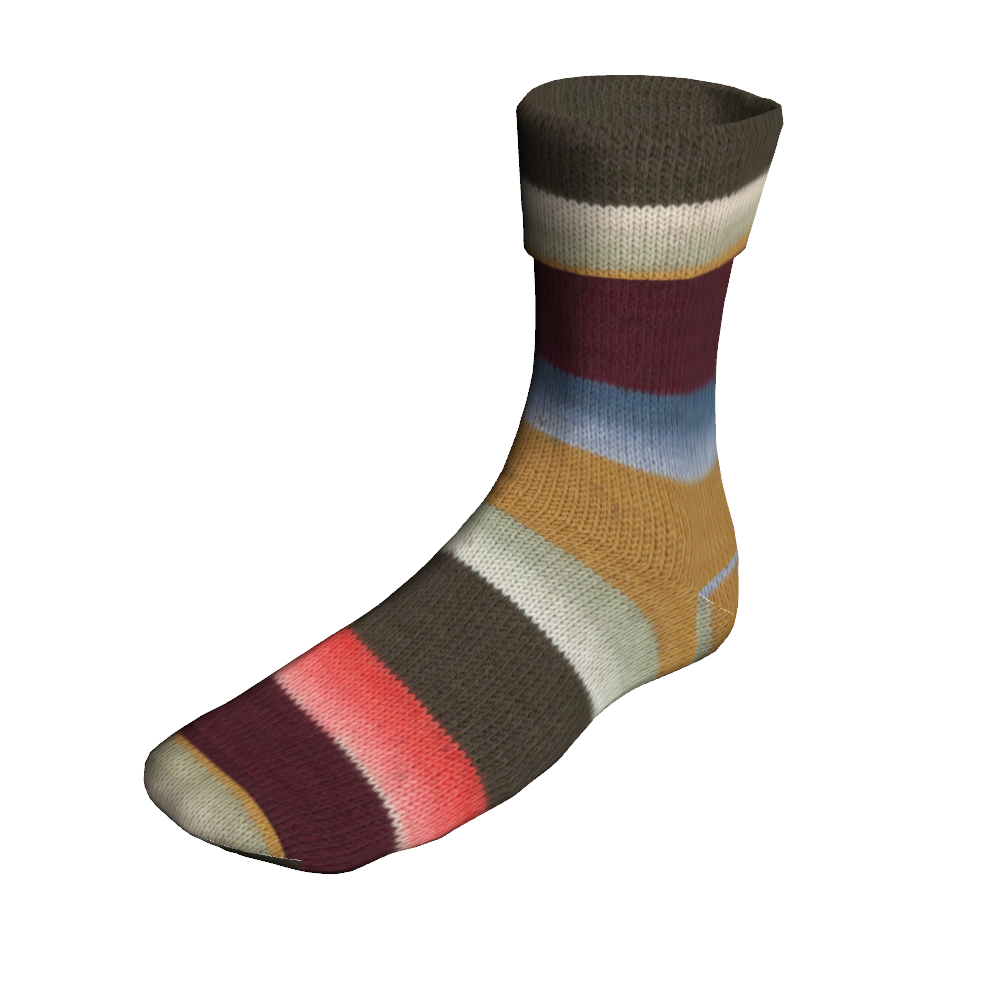 Twin Soxx 4-fach von Lang Yarns Colorful - 0317 - Brazil