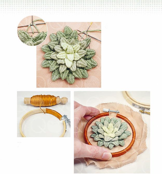 3D Sticken Stickerei mit dreidimensionalen Effekten 3D Sticken Stickerei mit dreidimensionalen Effekten