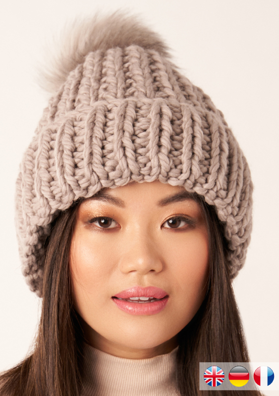 Fossil Beanie | Einzelanleitung | Stricken | Quail Studio