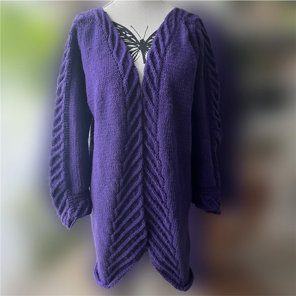 Strickjacke Schapulero | Einzelanleitung | Wolle Sumerino  | Stricken | Sylvie Rasch