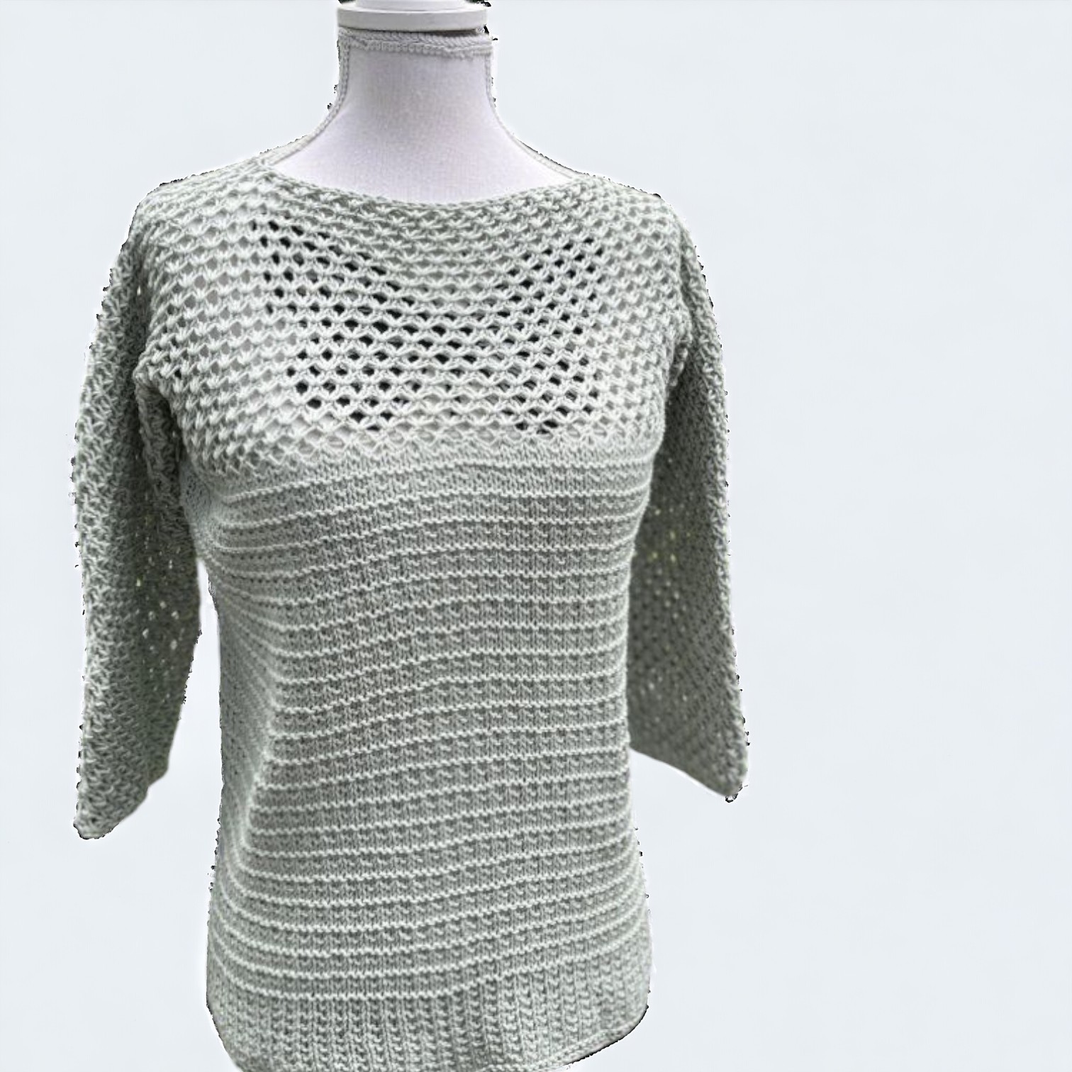 Sommershirt Blättermädchen | Einzelanleitung | Wolle Natural Logic  | Stricken | Sylvie Rasch