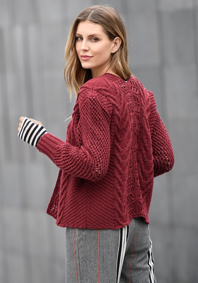 Mustermix Jacke | Wollpaket mit Street Linie 12 | Stricken