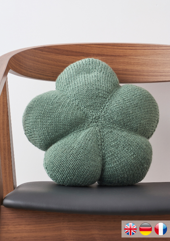 Kissenhülle Floral Fever Cushion | Einzelanleitung | Stricken | Chloe Thurlow