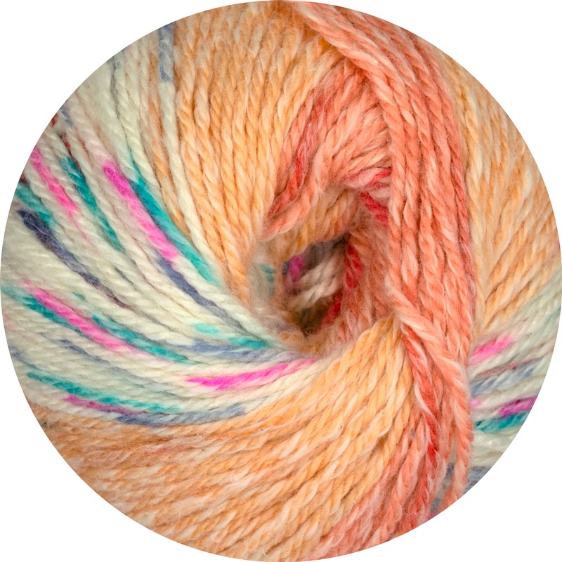 0102 - apricot bunt gestreift | 1,50 €