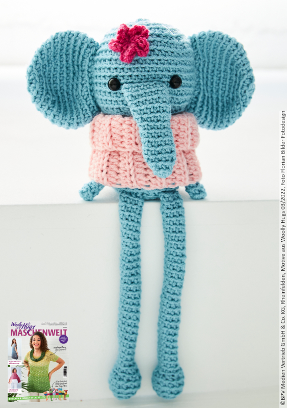 Hug-Mee Elephant | Anleitungsheft | Wolle Charity  | Häkeln | Veronika Hug, Woolly Hugs, Christophorus Verlag