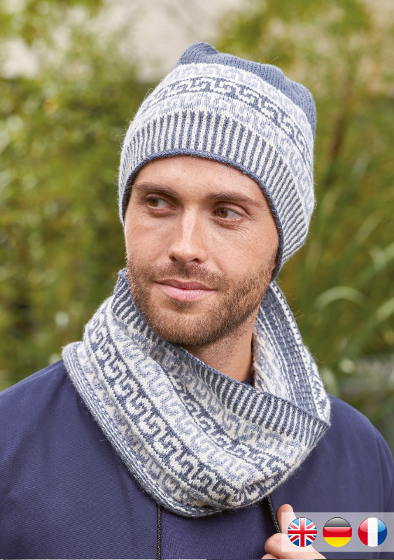 Hawke Hat Mütze | Wollpaket mit Island Blend Fine | Stricken