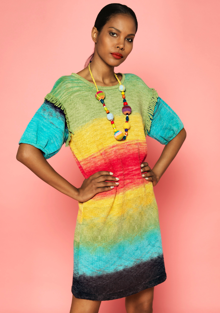 Kleid Ocean Green | Anleitungsheft | Wolle Zauberball® Cotton  | Stricken | 