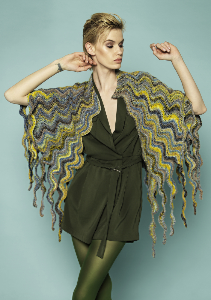 Stola Helios  | Wollpaket mit Zauberball® Crazy  | Stricken | 