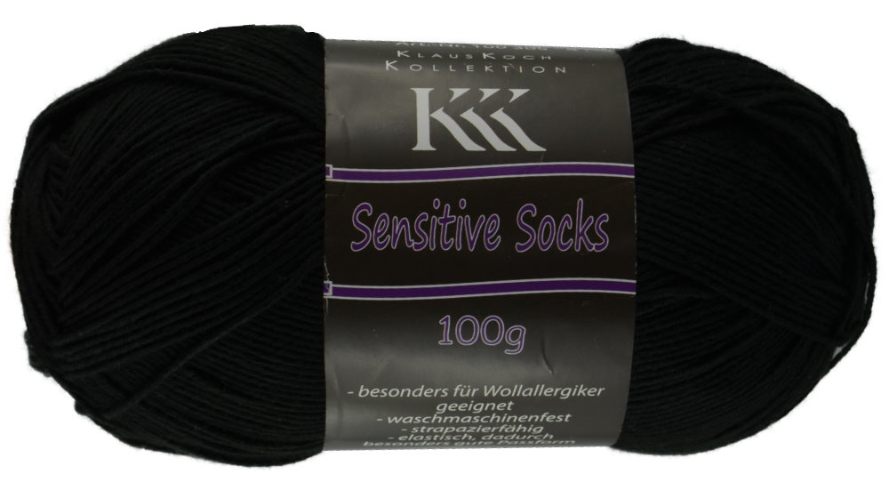 Sensitive Socks Uni von KKK 0032 - schwarz