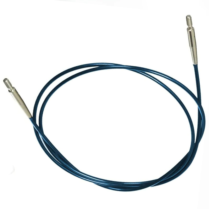Seil blue (swivel) für Lykke Nadelspitzen | 150 cm (für lange Spitzen)