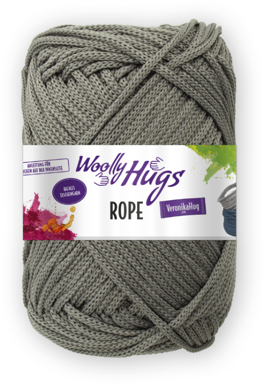 Rope von Woolly Hugs 0095 - dunkelgrau