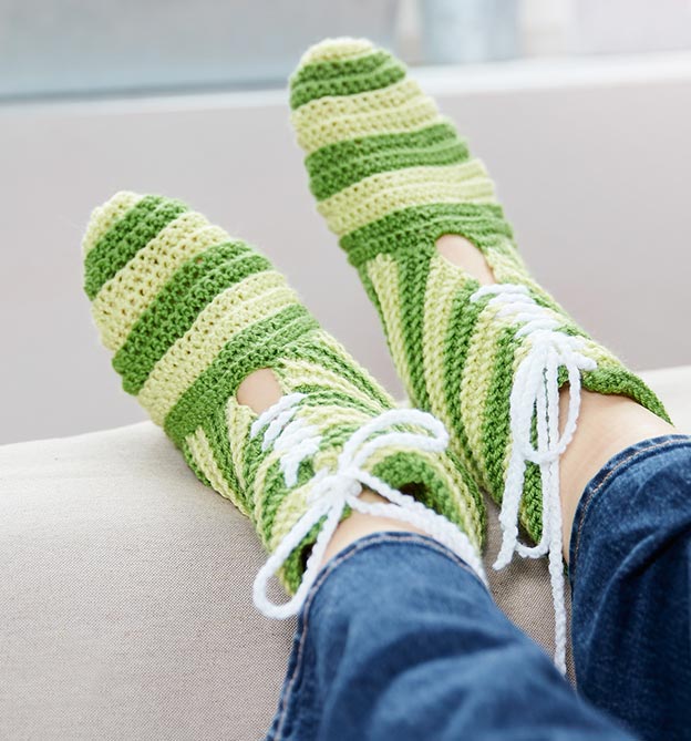 Gemütliche Sofasocken häkeln Gemütliche Sofasocken häkeln