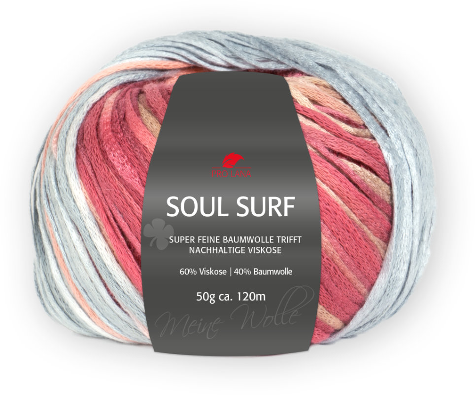 Soul Surf von Pro Lana 0082 - grau / rose