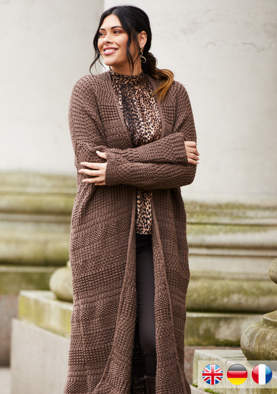 Mantel Cindy | Einzelanleitung | Stricken | Georgia Farrell