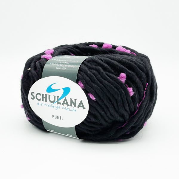 Punti von Schulana 0500 - schwarz/pink