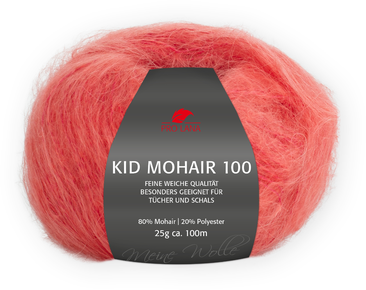 Kid Mohair 100 von Pro Lana 0035 - koralle