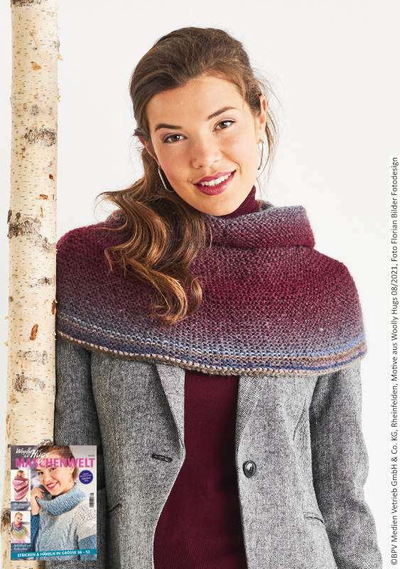 Hoodie-Loop | Anleitung aus Heft | Stricken | Woolly Hugs