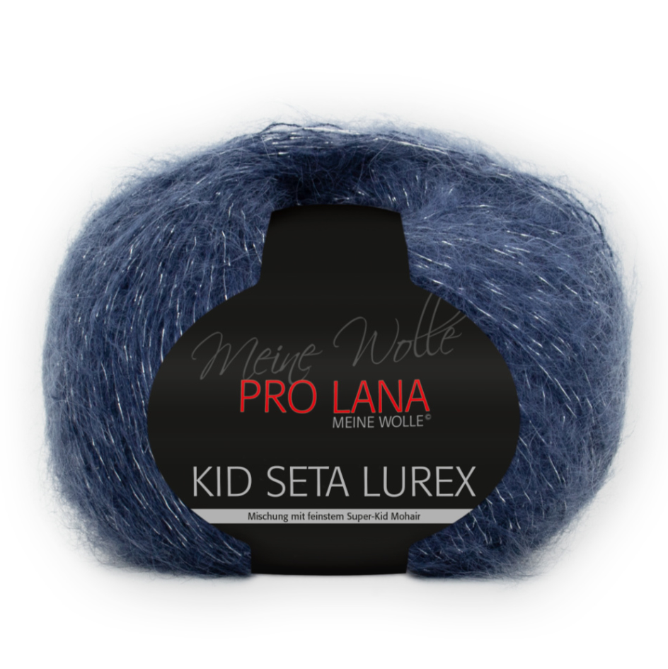 Kid-Seta Lurex von Pro Lana 0250 - dunkelblau