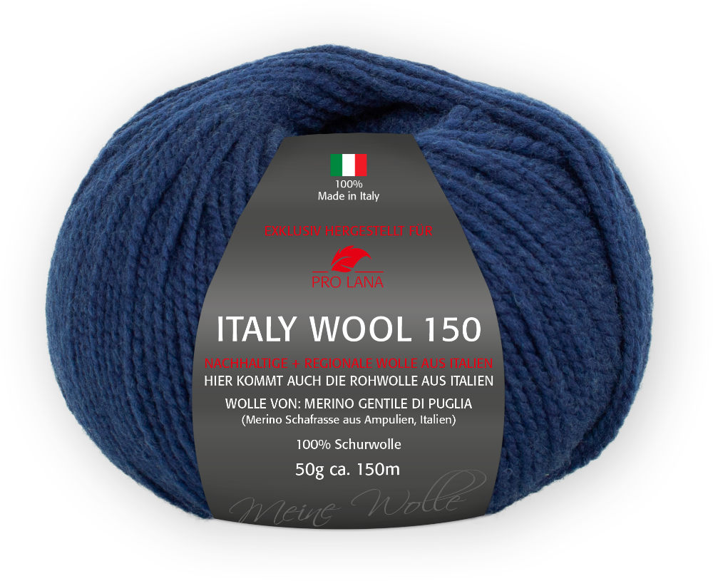 Italy Wool 150 von Pro Lana 0150 - dunkelblau