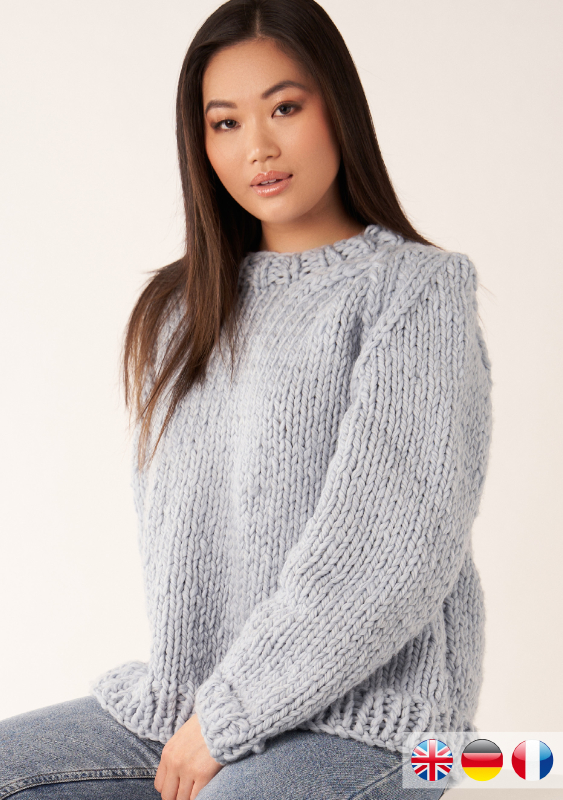 Ice Sweater | Einzelanleitung | Stricken | Quail Studio