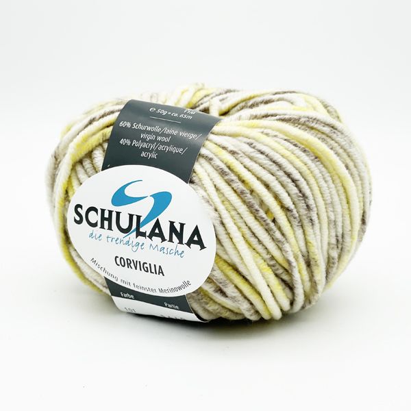 Corviglia Print von Schulana 0101 - gelbgrau