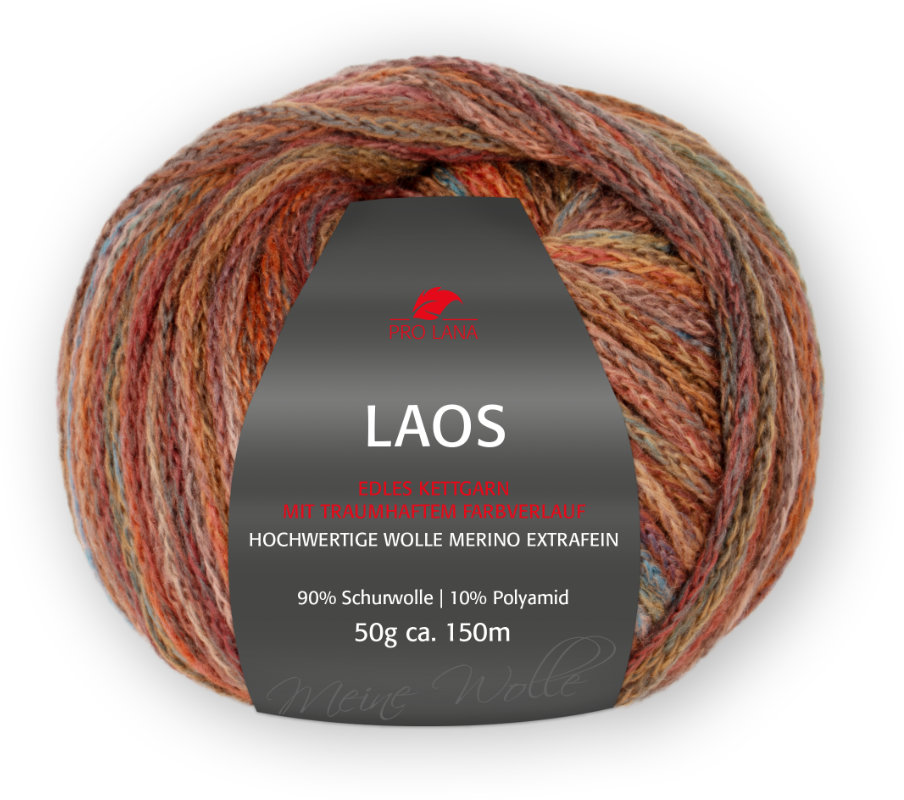 Laos Kettgarn von Pro Lana 0081 - herbst