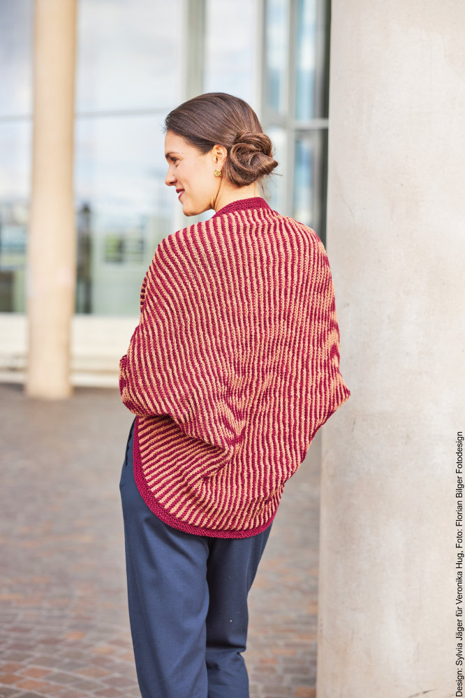 Woolly Hugs Maschenwelt - 05/2023 Seelenwärmer Schattenstricken | Wollpaket mit Merino Stretch | Stricken