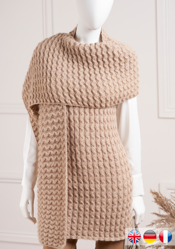 Schal Sia | Einzelanleitung | Stricken | Erika Knight