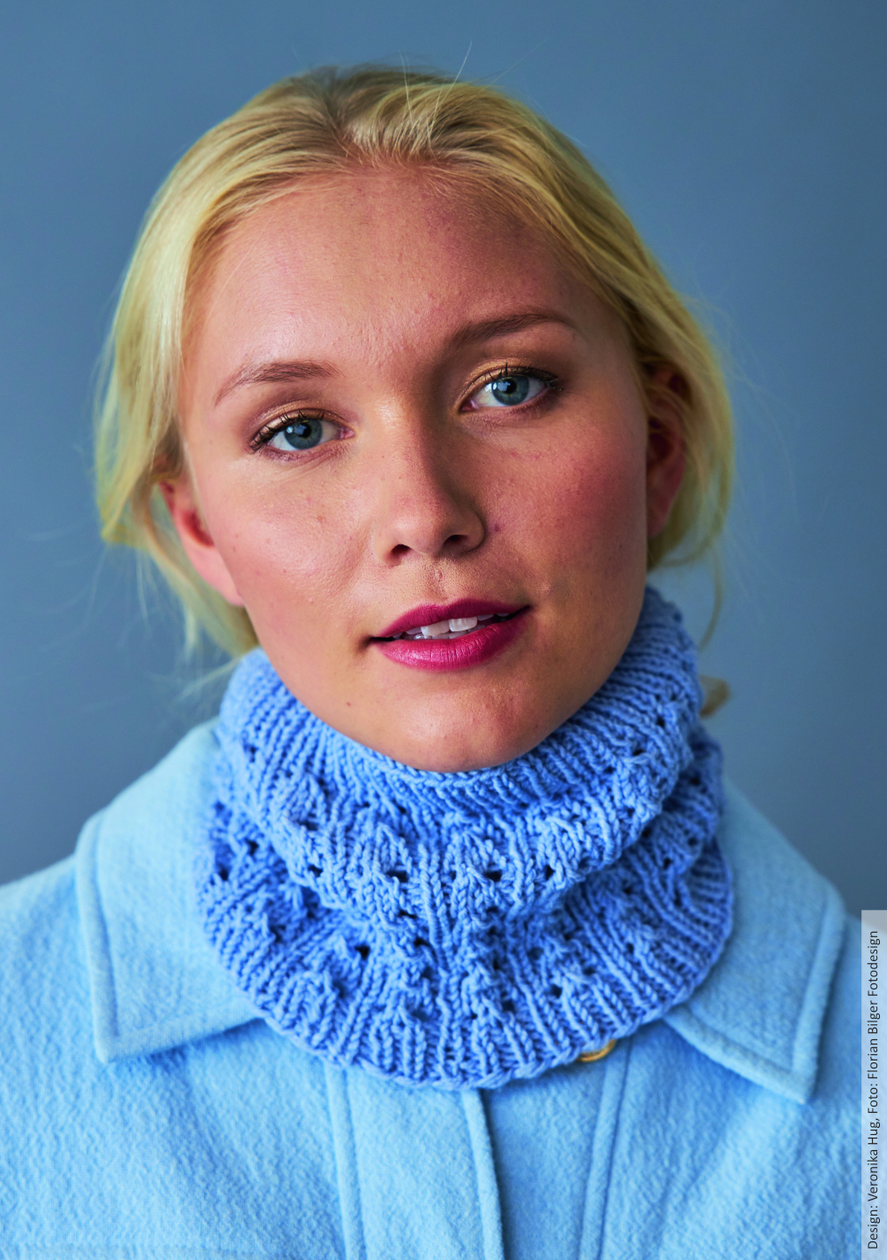 Duo in hellblau Loop | Wollpaket mit Merino Stretch | Häkeln