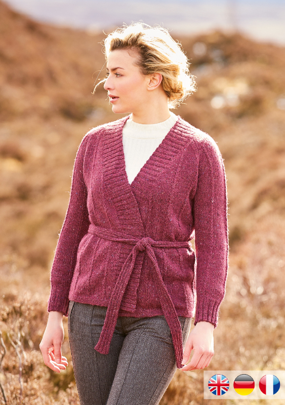 Jacke Maude | Wollpaket mit Felted Tweed | Stricken