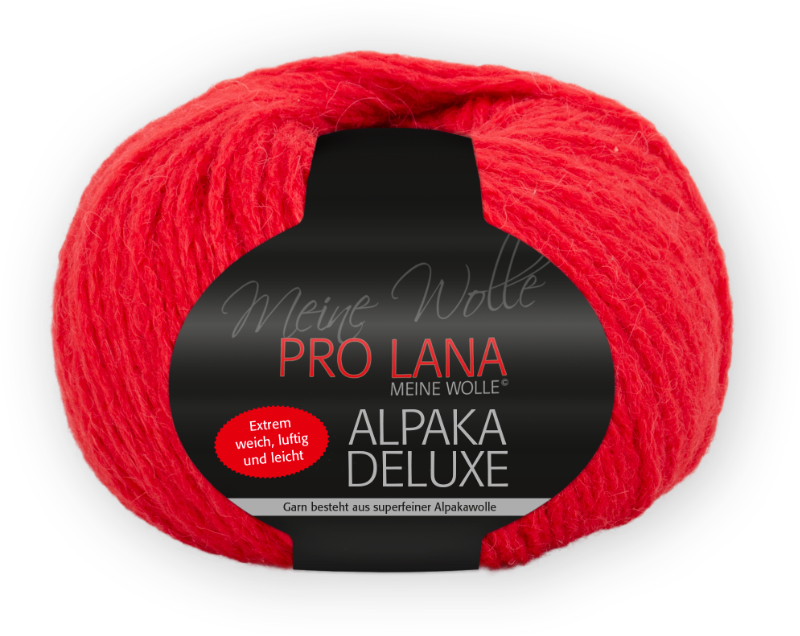 Alpaka deluxe von Pro Lana 0030 - rot