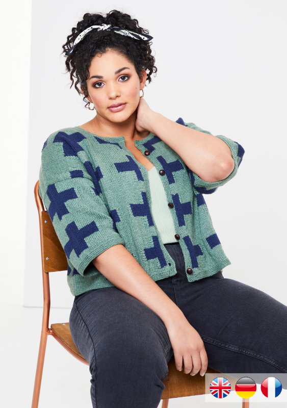 Jacke oder Pullover Dont't make me cross | Einzelanleitung | Stricken | Brandon Mably