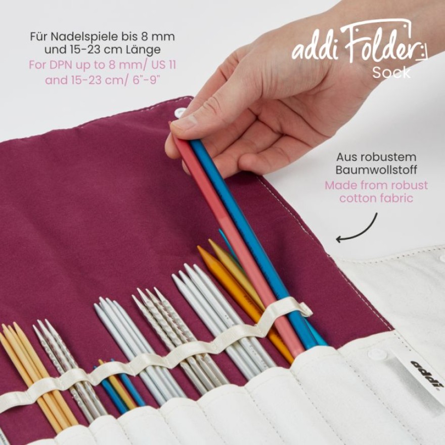 Sock Nadelspieletui addiFolder, leer Sock Nadelspieletui addiFolder, leer