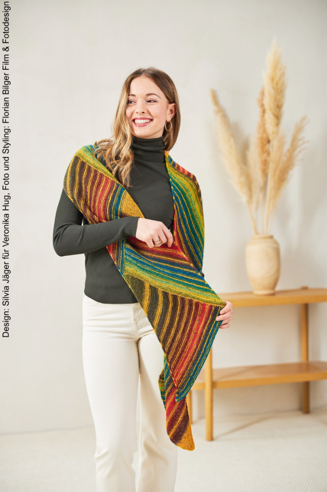 Schrägstreifen-Schal mit Socken | Anleitungsheft | Wolle Paint Socks | Stricken | Veronika Hug, Woolly Hugs, Christophorus Verlag Schrägstreifen-Schal mit Socken | Anleitungsheft | Wolle Paint Socks | Stricken | Veronika Hug, Woolly Hugs, Christophorus Verlag