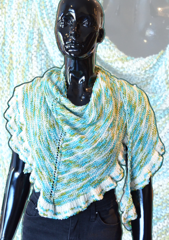 Dreiecktuch Crazy Clouds | Einzelanleitung | Stricken | Annemarie