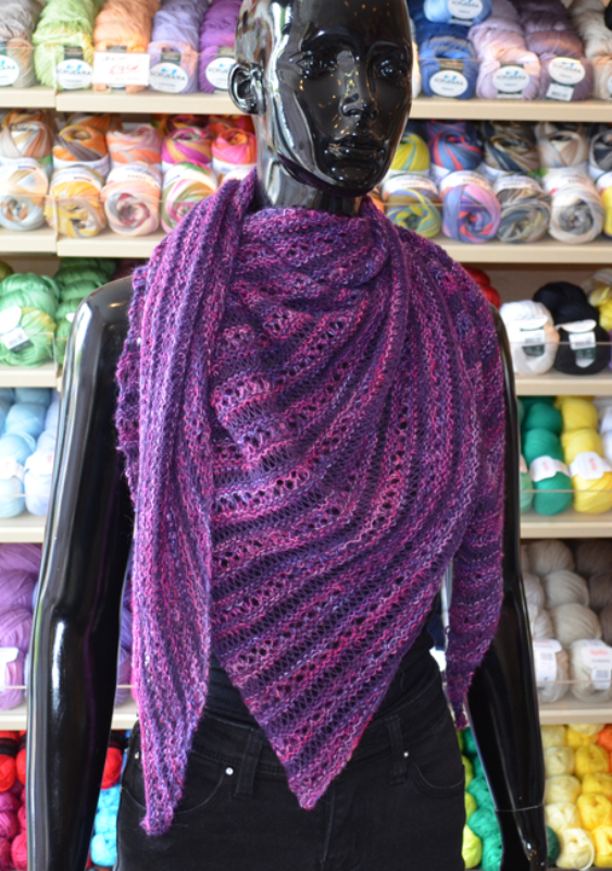 Dreiecktuch Easy Lacy | Einzelanleitung | Stricken | Annemarie