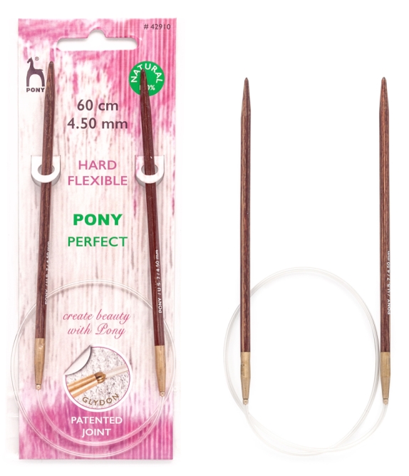 Rundstricknadel Perfect von Pony 60 cm 4,50 mm