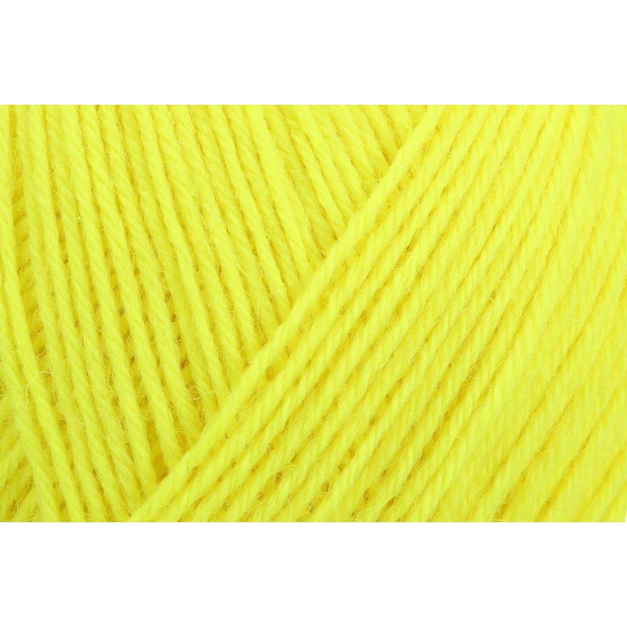 Sockenwolle Uni 4-fach 50 g von Regia 02090 neon yellow