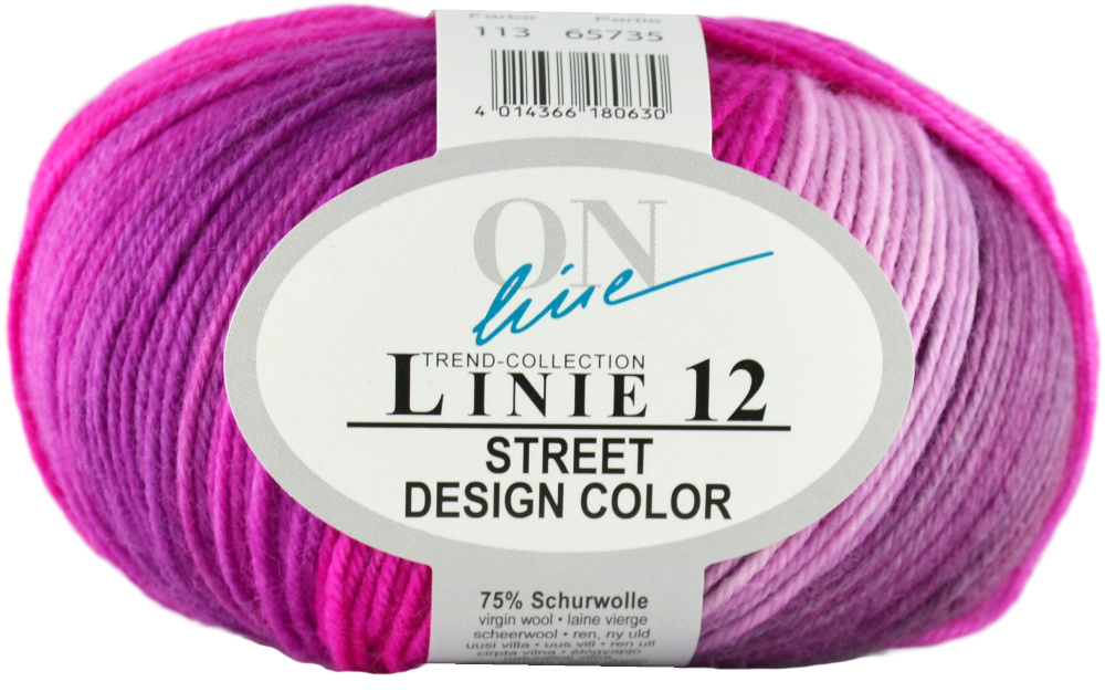Street Design-Color Linie 12 von ONline 0113 - beere/pink/rosa