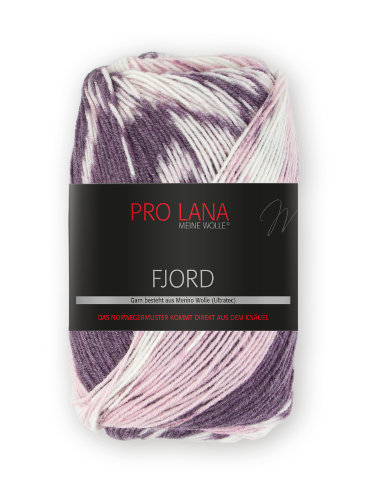 Fjord von Pro Lana 0088 - lila/altrosa/weiß