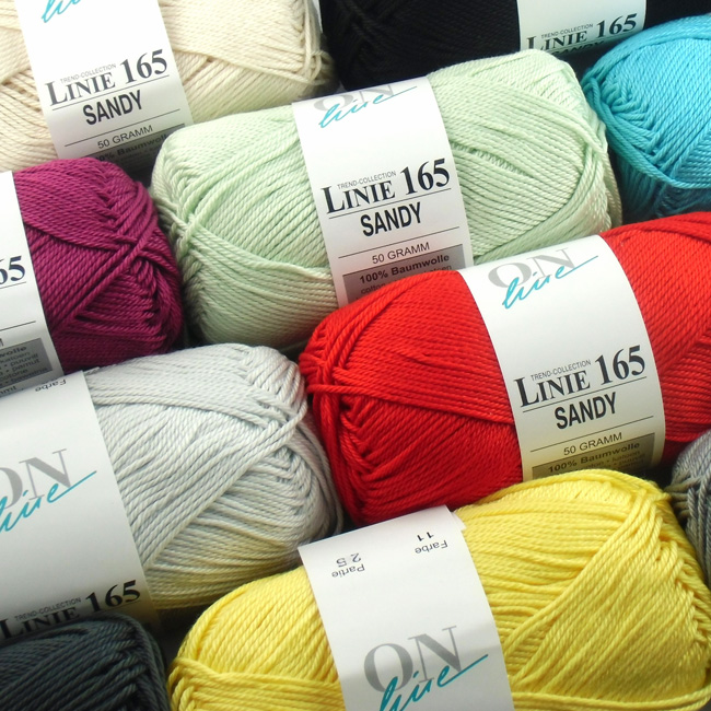 Sandy Linie 165 von ONline 0240 - leuchtendes orange